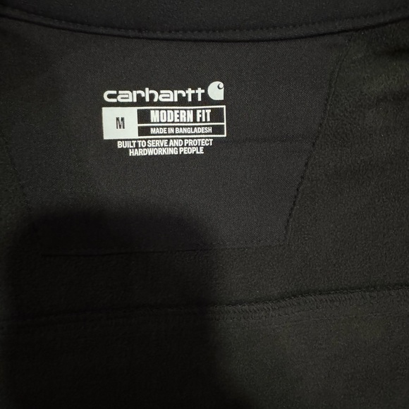 Carhartt Black Zip-Up Jacket with Pocket - Picture 4 of 8